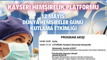 12 Mayıs Dünya Hemşireler Günü Kutlama Etkinliği