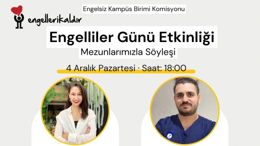 3 Aralık Dünya Engelliler Günü Etkinliği